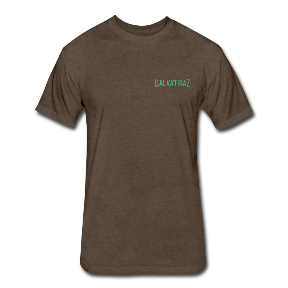 Escape America - Fitted Cotton/Poly T-Shirt by Next Level - heather espresso