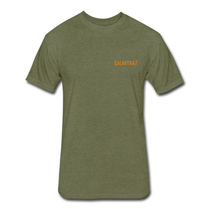 Nuthin' But A G Thang - Fitted Cotton/Poly T-Shirt by Next Level - heather military green