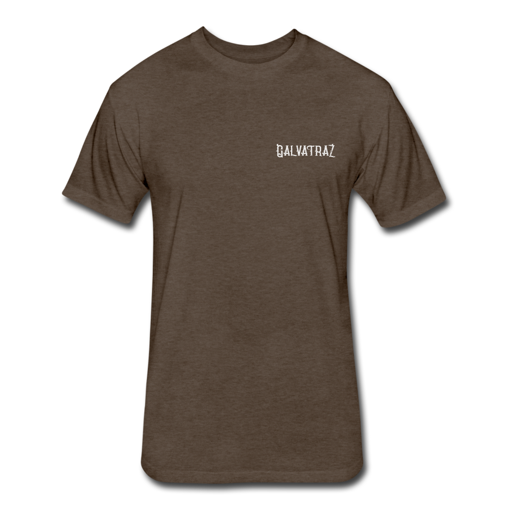 Come on Vacation Leave on Probation - Men's Fitted Cotton/Poly T-Shirt by Next Level - heather espresso