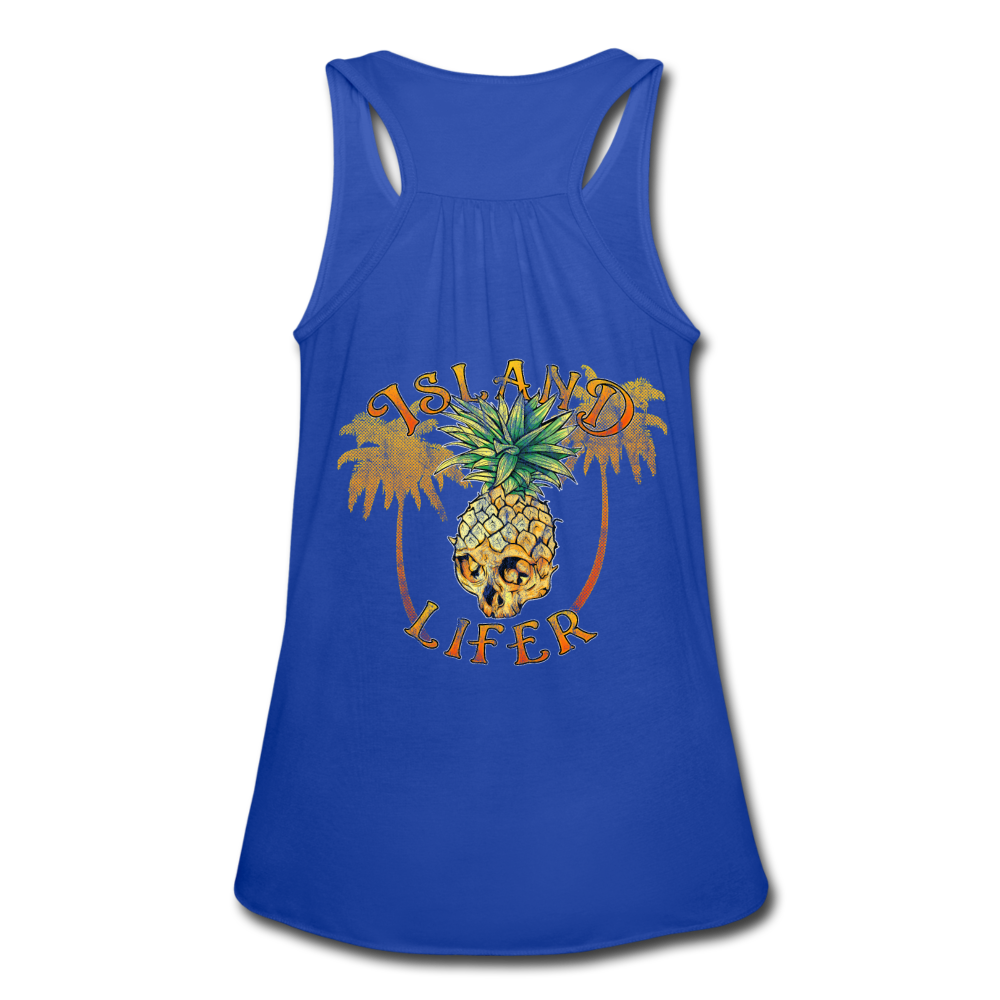 Island Lifer - Women's Flowy Tank Top - royal blue