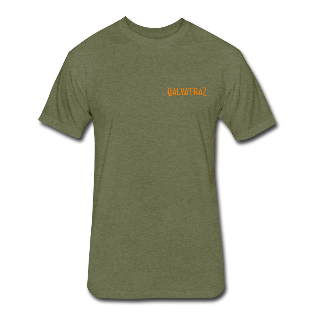 Island Lifer - Men's Super Soft Cotton/Poly T-Shirt - heather military green