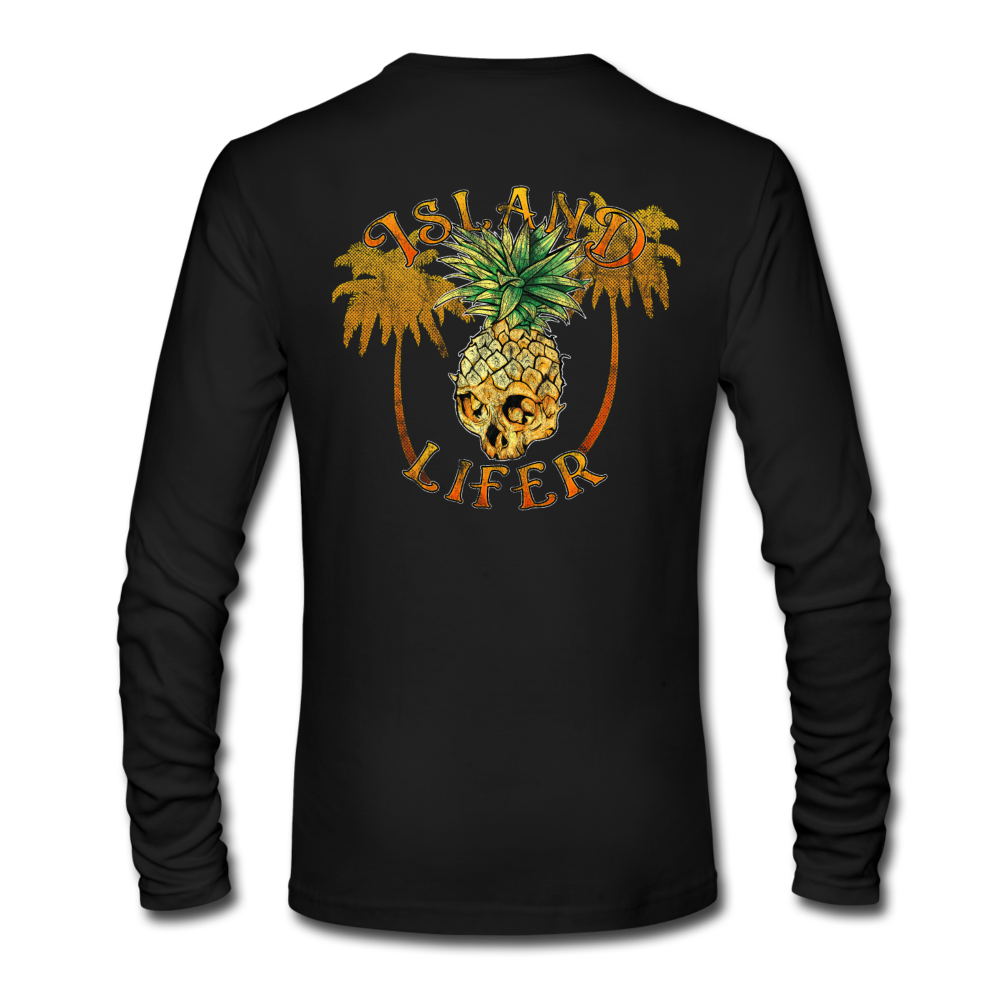 Island Lifer -  Men's Long Sleeve T-Shirt - black
