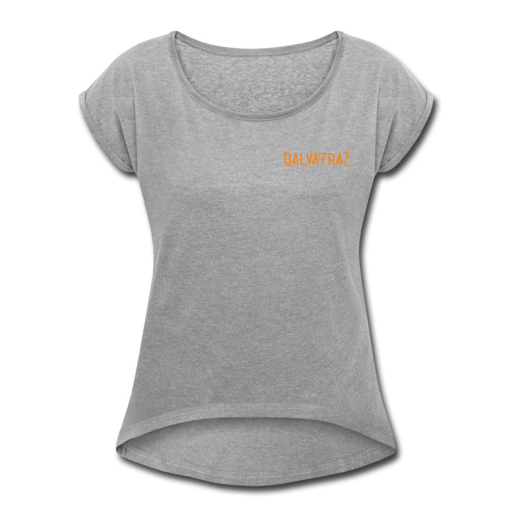 Island Lifer -  Women's Roll Cuff T-Shirt - heather gray