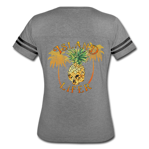 Island Lifer - Women’s Vintage Sport T-Shirt - heather gray/charcoal