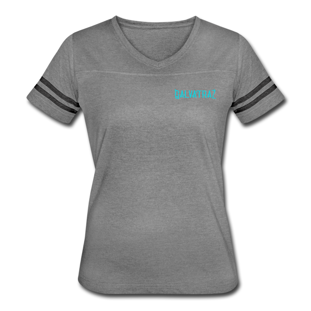 Beach Brain - Women’s Vintage Sport T-Shirt - heather gray/charcoal