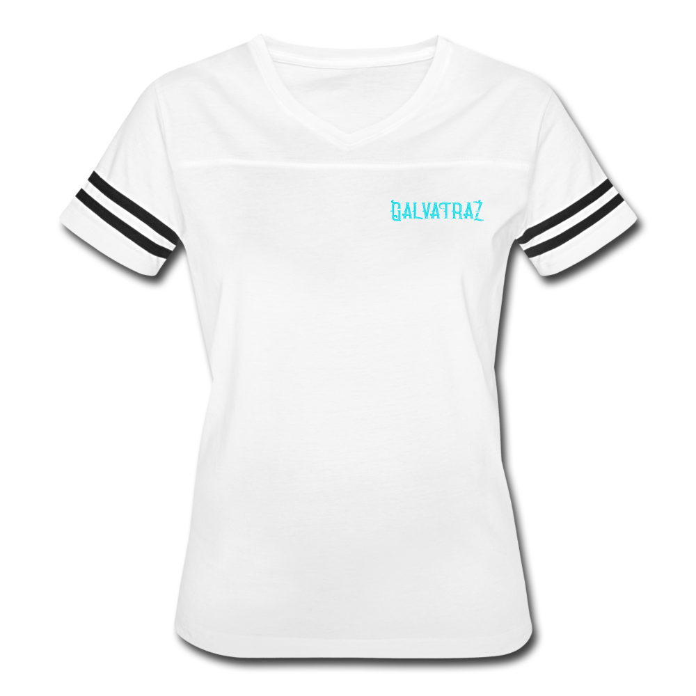 Beach Brain - Women’s Vintage Sport T-Shirt - white/black