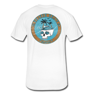 Beach Brain - Men's Super Soft Cotton/Poly T-Shirt - white