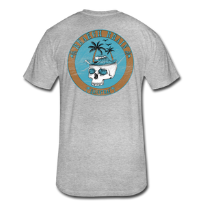 Beach Brain - Men's Super Soft Cotton/Poly T-Shirt - heather gray
