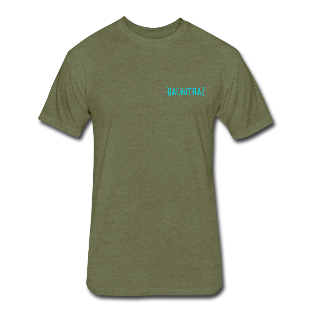 Beach Brain - Men's Super Soft Cotton/Poly T-Shirt - heather military green