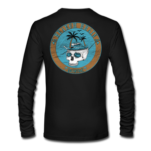 Beach Brain - Men's Long Sleeve T-Shirt - black