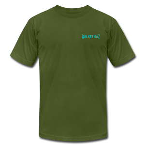 Beach Brain - Unisex Jersey T-Shirt - olive