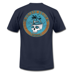 Beach Brain - Unisex Jersey T-Shirt - navy