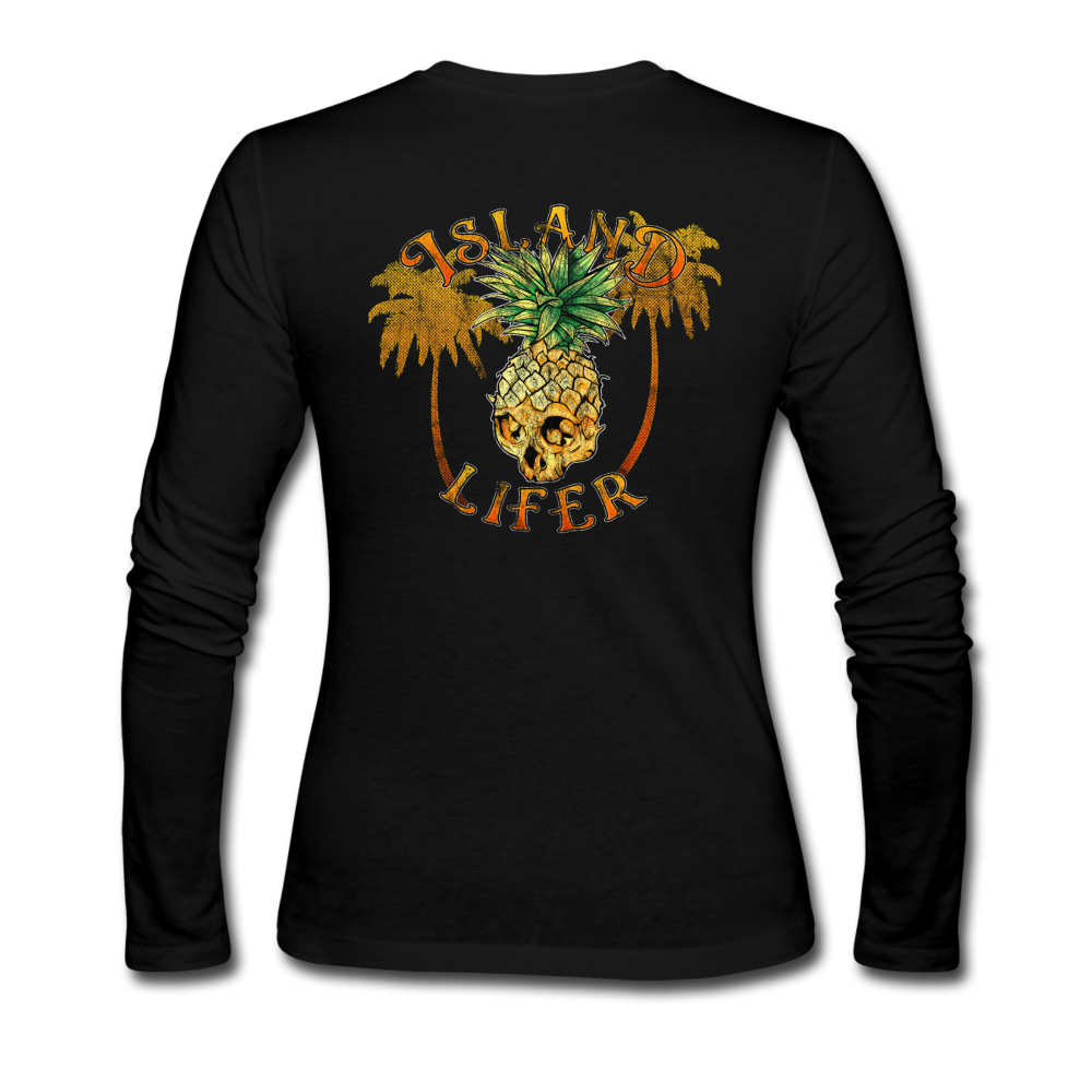 Island Lifer - Women's Long Sleeve Jersey T-Shirt - black