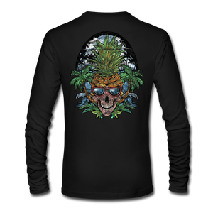 Pineapple Palms - Men's Long Sleeve T-Shirt - black