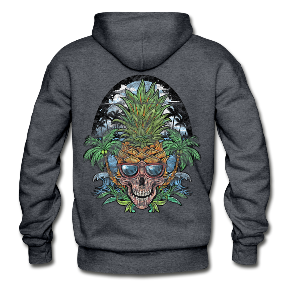 Pineapple Palms - Unisex Heavy Blend Adult Hoodie - charcoal gray
