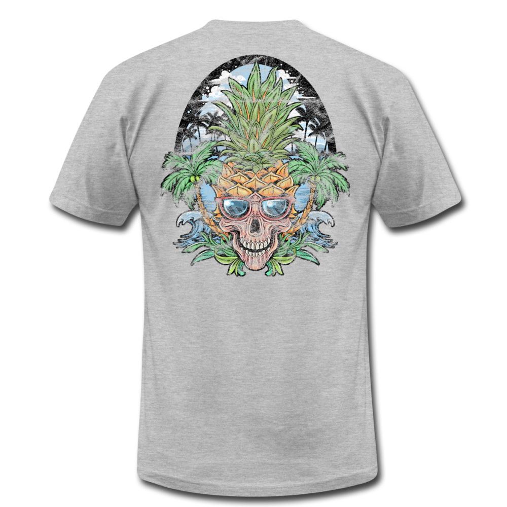 Pineapple Palms - Unisex Jersey T-Shirt - heather gray