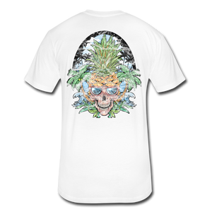Pineapple Palms - Men's Super Soft Cotton/Poly T-Shirt - white