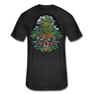 Pineapple Palms - Men's Super Soft Cotton/Poly T-Shirt - black