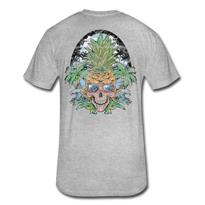 Pineapple Palms - Men's Super Soft Cotton/Poly T-Shirt - heather gray