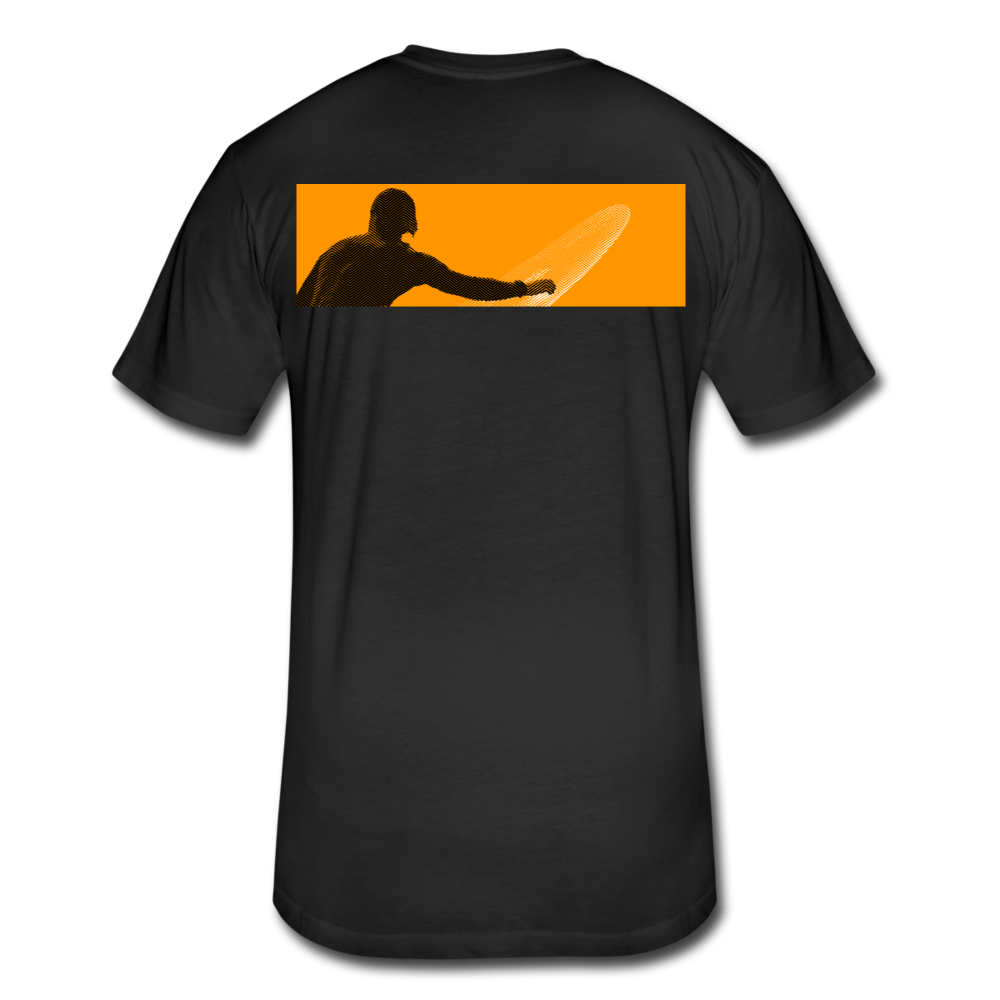 The Wave - Men's Super Soft Cotton/Poly T-Shirt - black