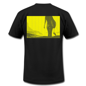 Surfer Girl - Unisex Jersey T-Shirt - black
