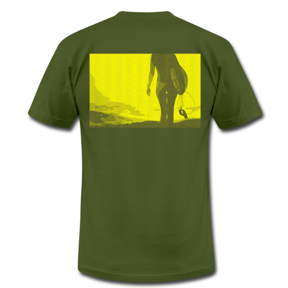 Surfer Girl - Unisex Jersey T-Shirt - olive
