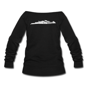 Island - Women's Wideneck Sweatshirt - black
