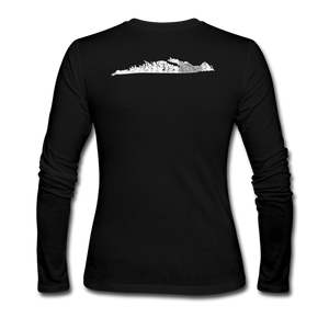 Island - Women's Long Sleeve Jersey T-Shirt - black