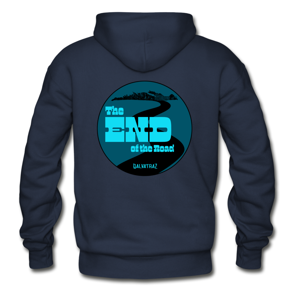 The END of the Road - Unisex Heavy Blend Adult Hoodie - navy