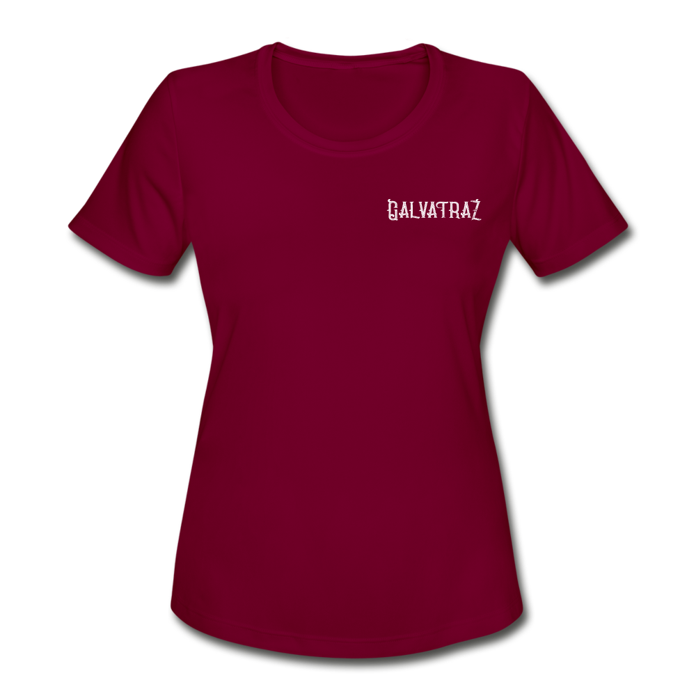 The END of the Road - Women's Rash Guard - burgundy