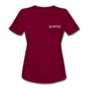 The END of the Road - Women's Rash Guard - burgundy