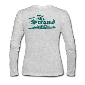 Stranded On The Strand - Women's Long Sleeve Jersey T-Shirt - gray