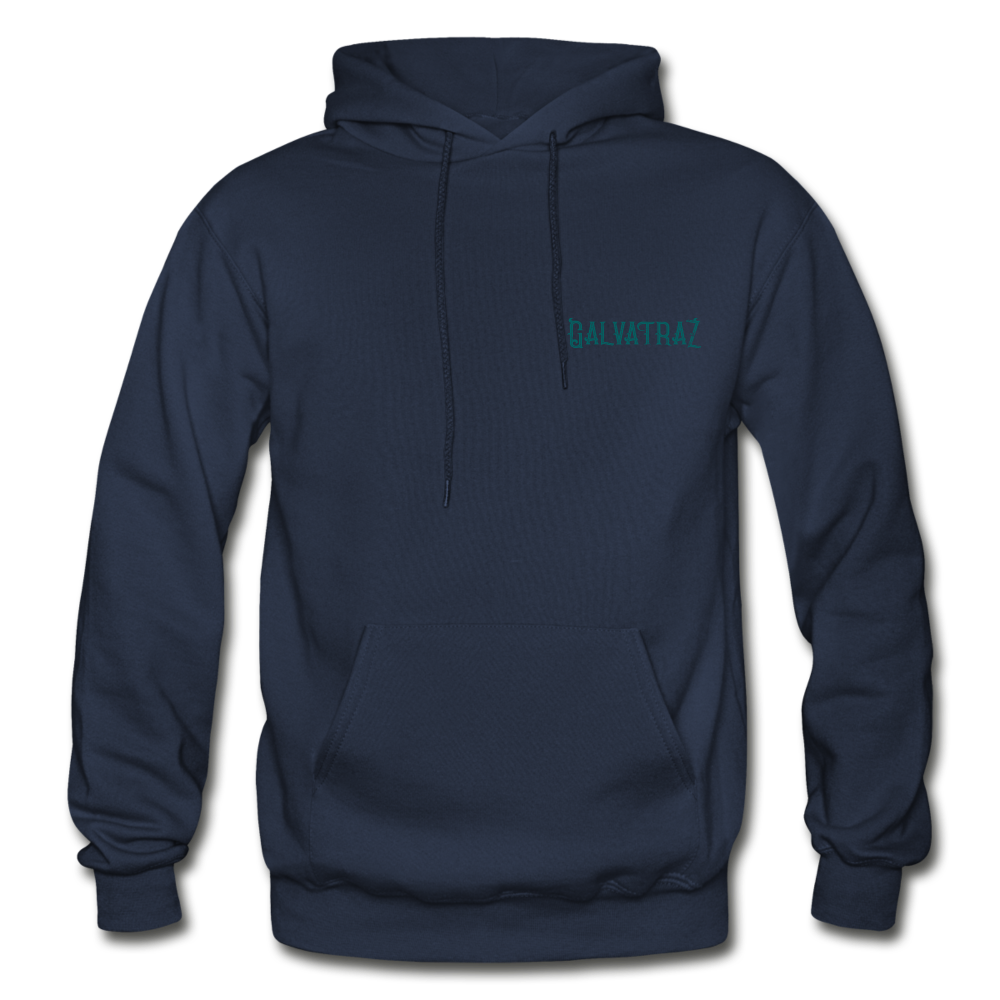 Stranded On The Strand - Unisex Heavy Blend Adult Hoodie by Gildan - navy
