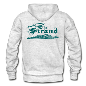 Stranded On The Strand - Unisex Heavy Blend Adult Hoodie by Gildan - light heather gray