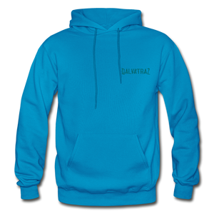 Stranded On The Strand - Unisex Heavy Blend Adult Hoodie by Gildan - turquoise