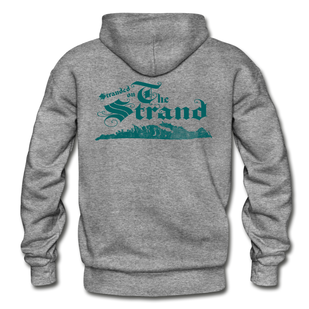 Stranded On The Strand - Unisex Heavy Blend Adult Hoodie by Gildan - graphite heather
