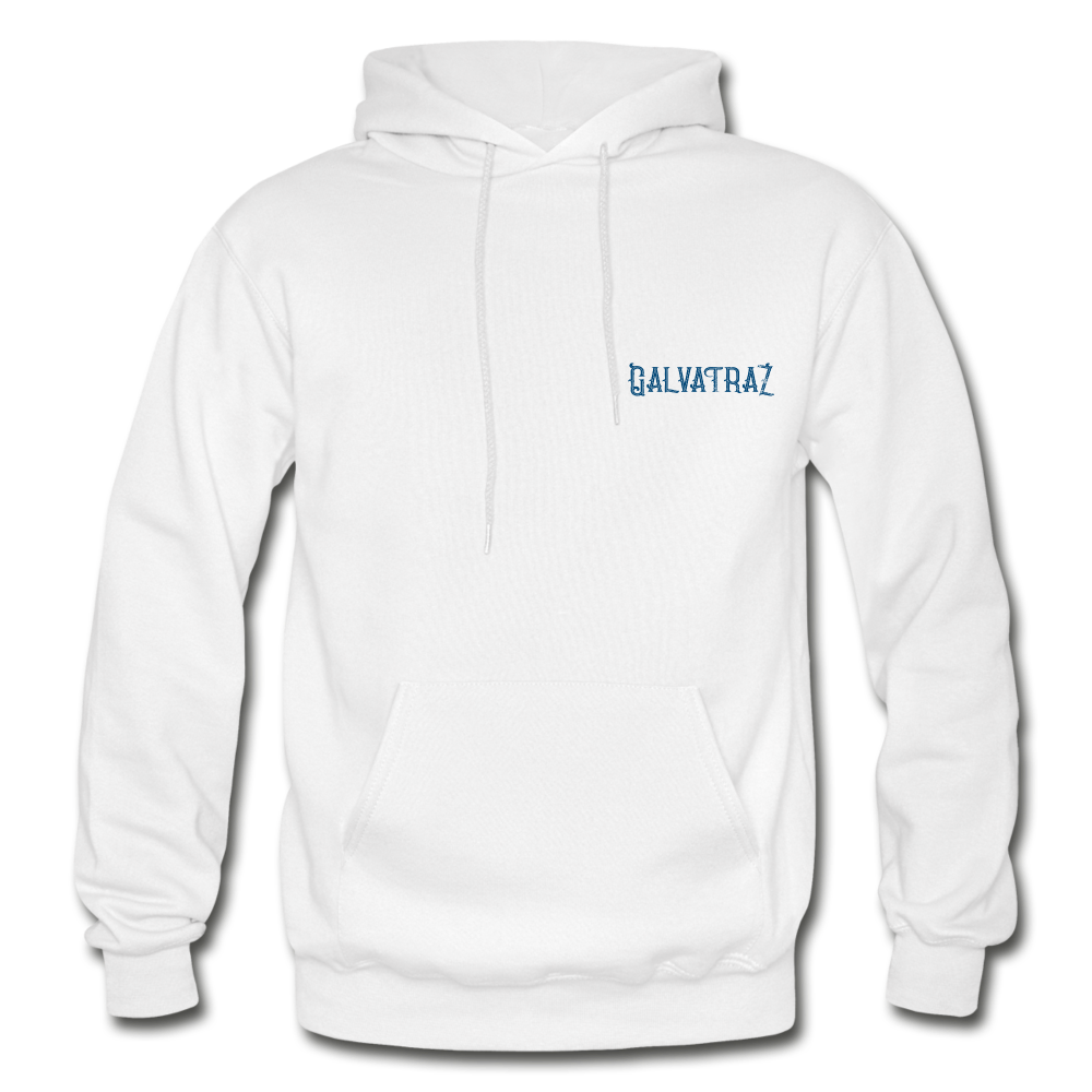 Somewhere Between Mexico and Texas - Unisex Heavy Blend Adult Hoodie - white