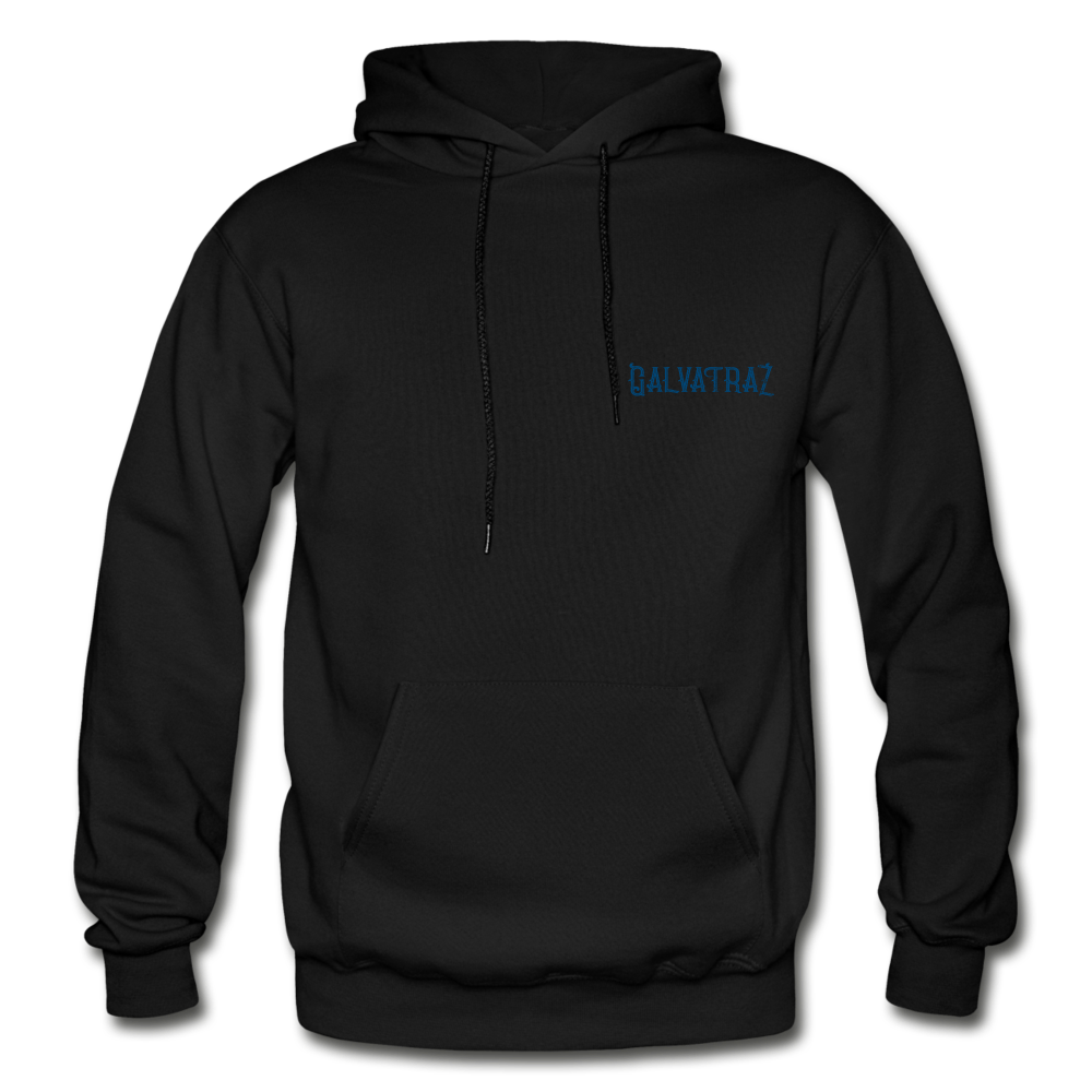 Somewhere Between Mexico and Texas - Unisex Heavy Blend Adult Hoodie - black