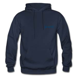 Somewhere Between Mexico and Texas - Unisex Heavy Blend Adult Hoodie - navy