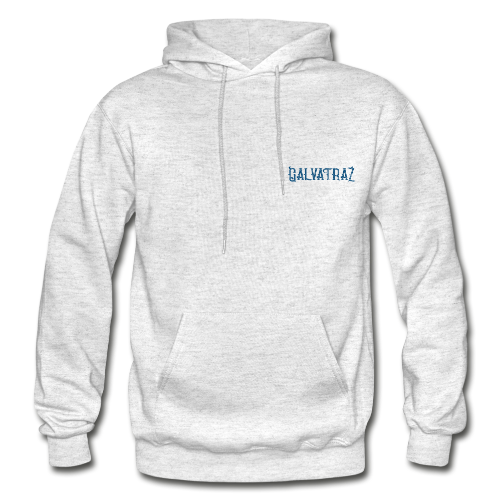 Somewhere Between Mexico and Texas - Unisex Heavy Blend Adult Hoodie - light heather gray