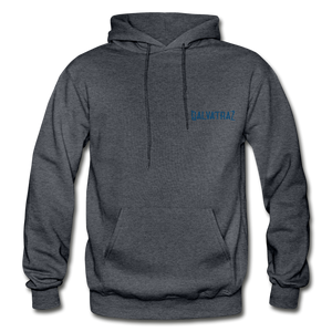 Somewhere Between Mexico and Texas - Unisex Heavy Blend Adult Hoodie - charcoal gray