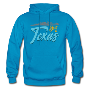 Close to Texas - Unisex Heavy Blend Adult Hoodie - turquoise