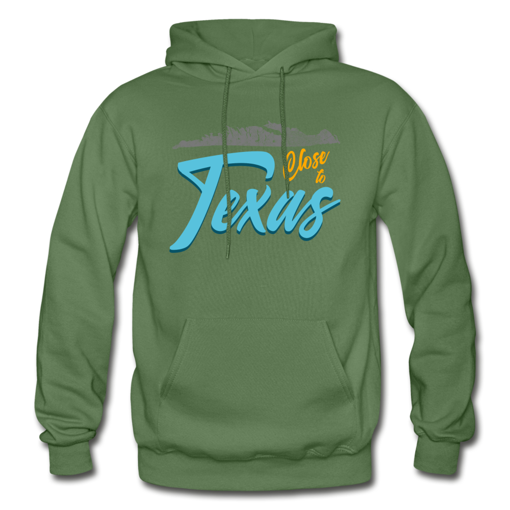 Close to Texas - Unisex Heavy Blend Adult Hoodie - military green