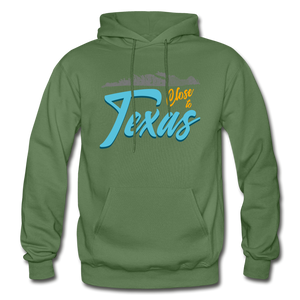 Close to Texas - Unisex Heavy Blend Adult Hoodie - military green