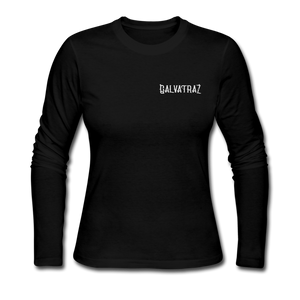 Tiki Time - Women's Long Sleeve Jersey T-Shirt - black