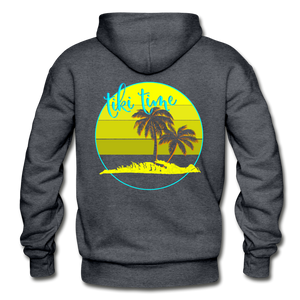 Tiki Time - Unisex Heavy Blend Adult Hoodie - charcoal gray