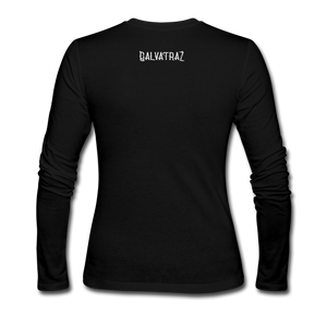 Living the quarantine dream - Women's Long Sleeve Jersey T-Shirt - black