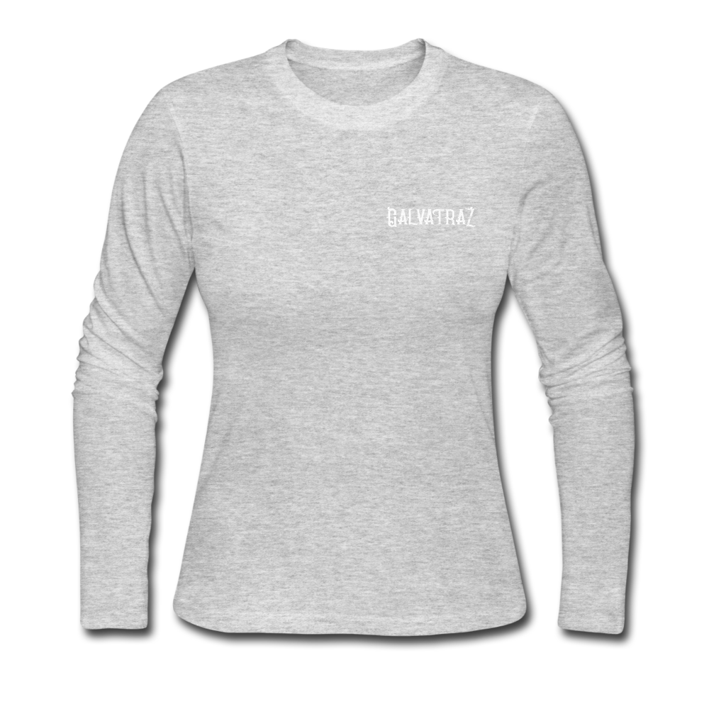 Come on Vacation Leave on Probation - Women's Long Sleeve Jersey T-Shirt - gray