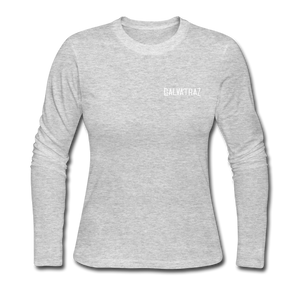 Come on Vacation Leave on Probation - Women's Long Sleeve Jersey T-Shirt - gray