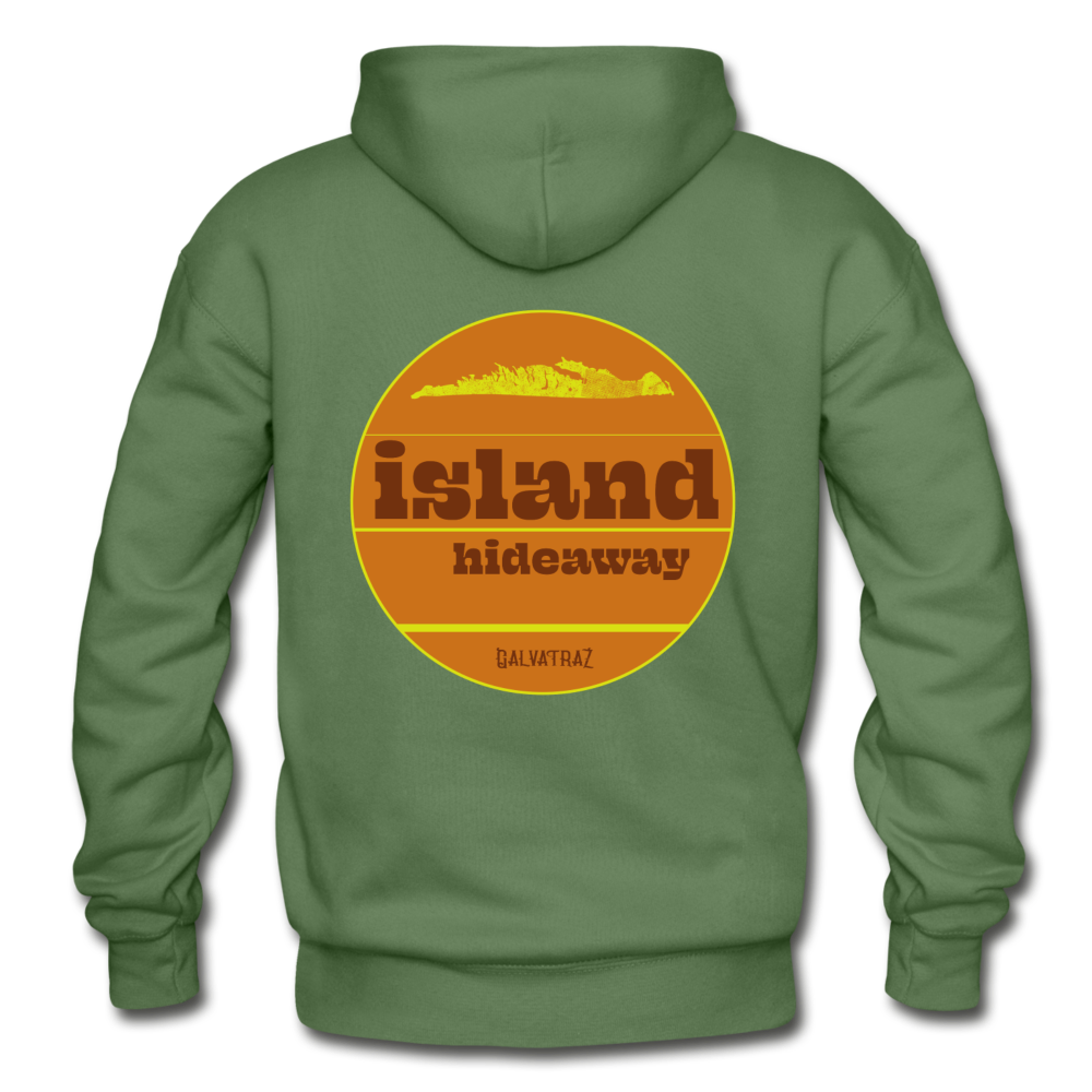 island hideaway - Unisex Heavy Blend Adult Hoodie - military green